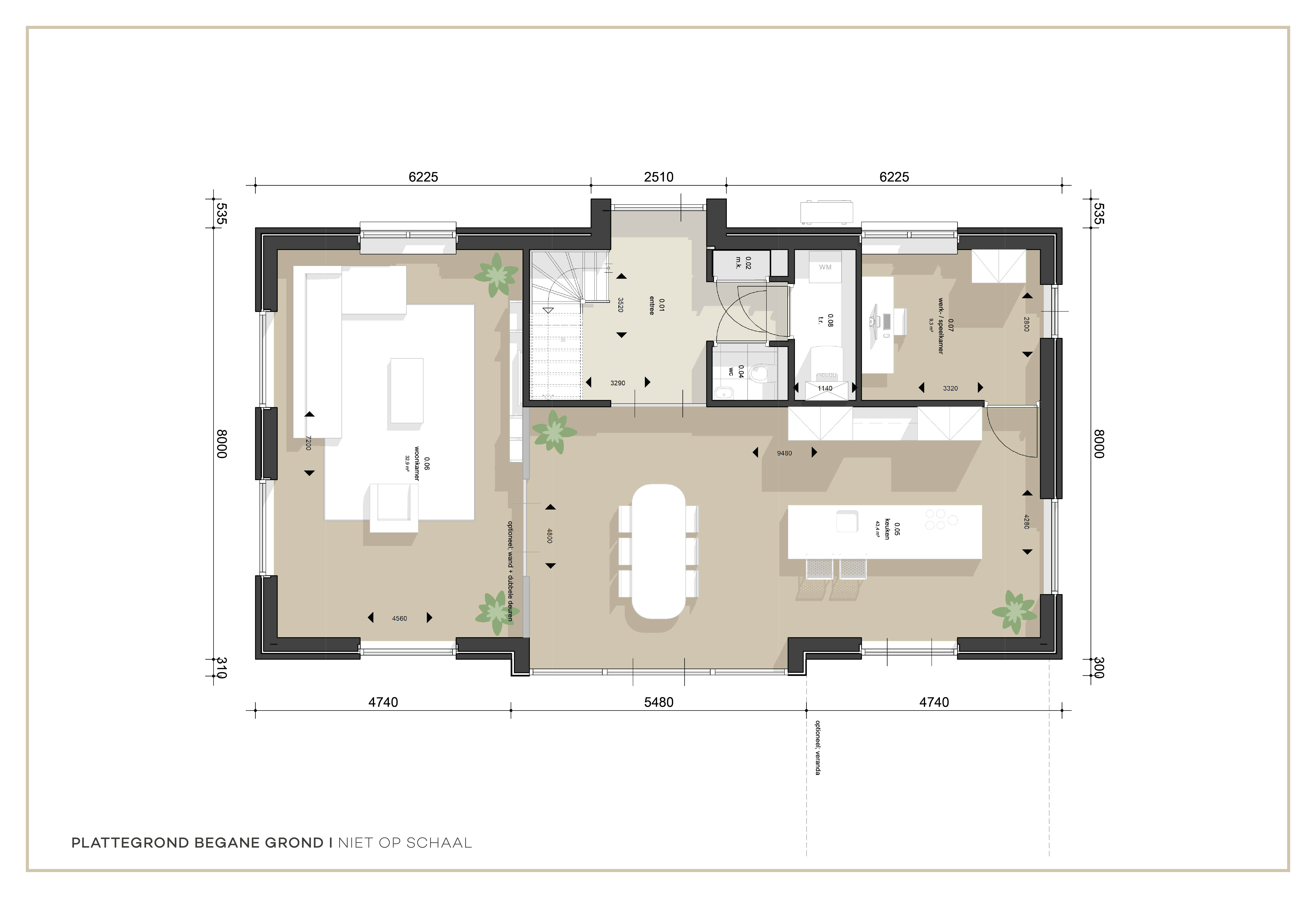 Plattegrond begane grond